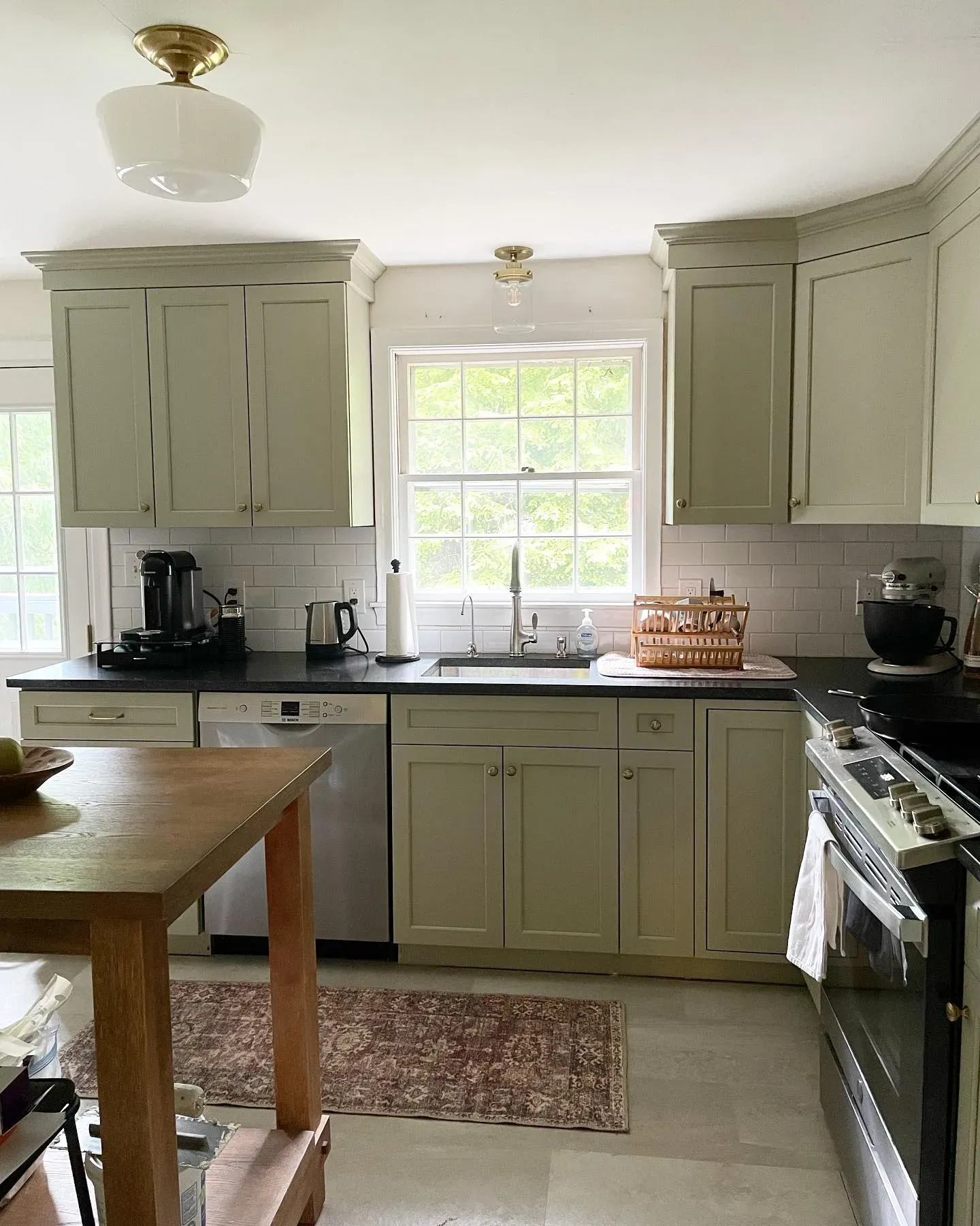 SW 6164 kitchen cabinets paint review