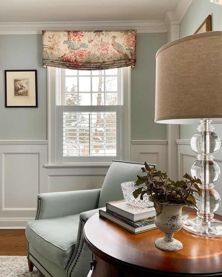 Victorian house interior with Sherwin Williams SW 6204 Sea Salt
