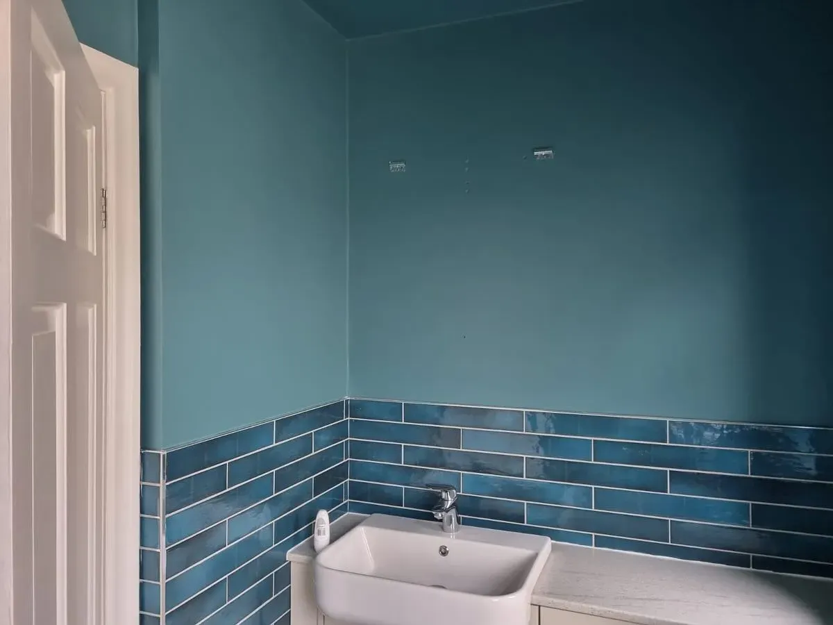 Dulux Teal Voyage bathroom paint review