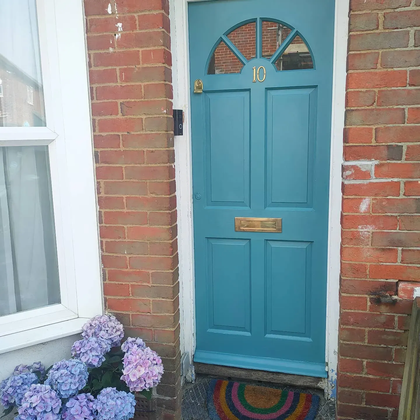 Dulux Teal Voyage front door color