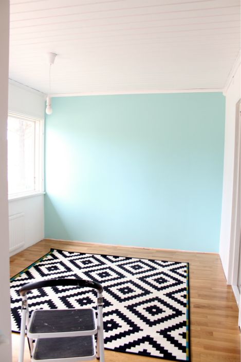 Interior with paint color Tikkurila Tiffany X370