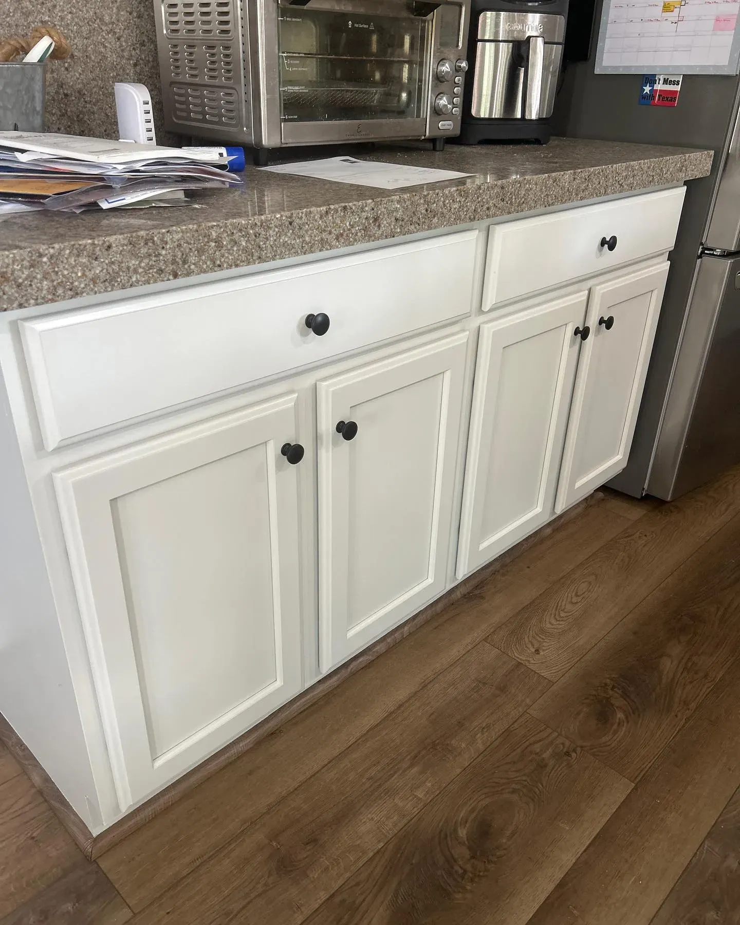 SW Toque White kitchen cabinets color