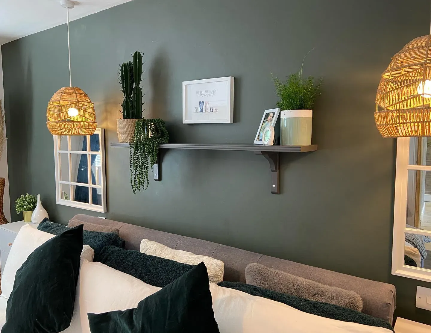 Dulux Trafalgar Grey bedroom color