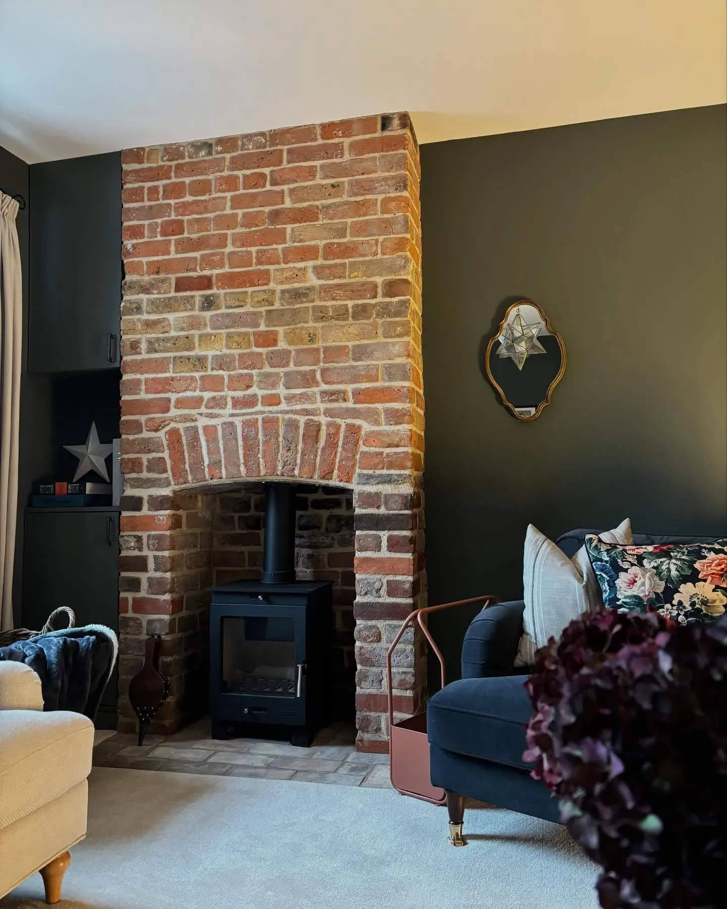 Dulux Trafalgar Grey living room 