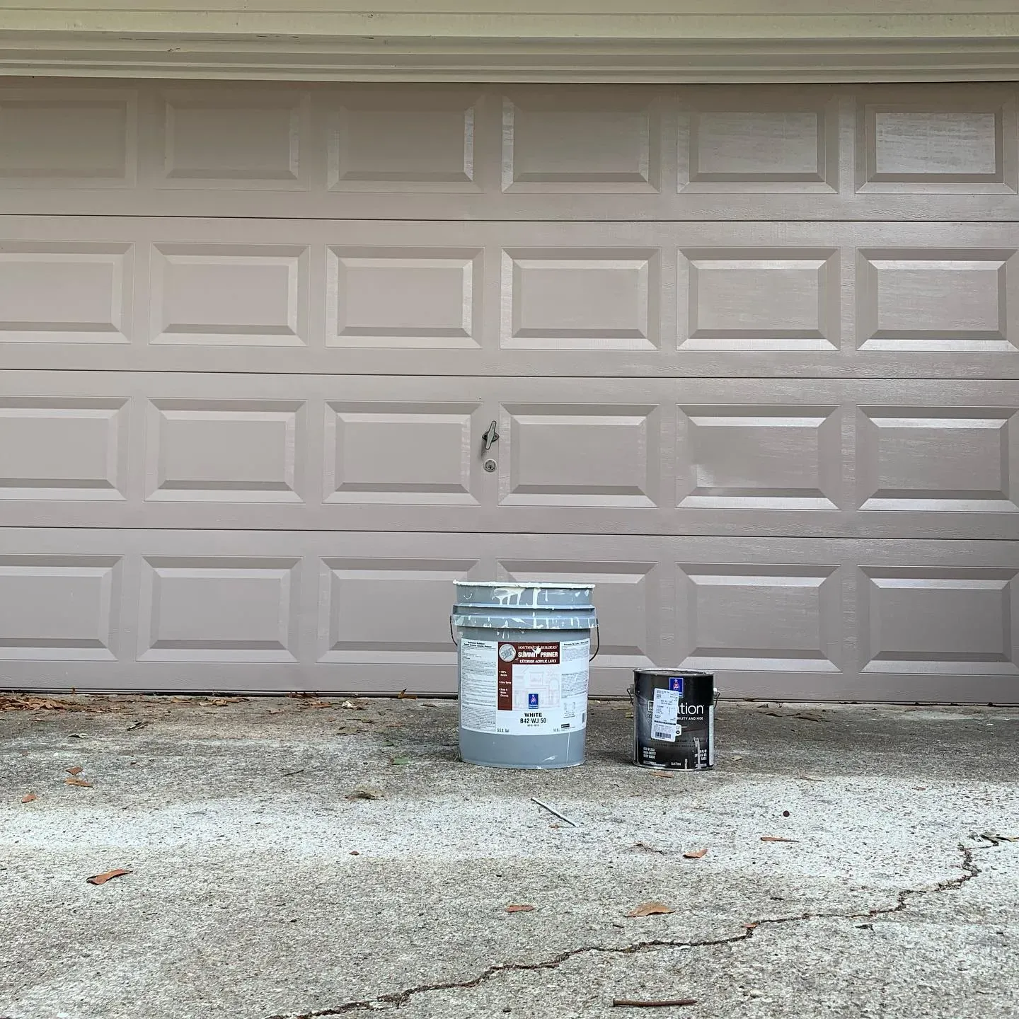 SW Truly Taupe garage door color