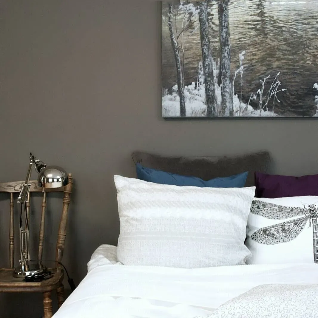 Jotun Vandyke Brown bedroom paint