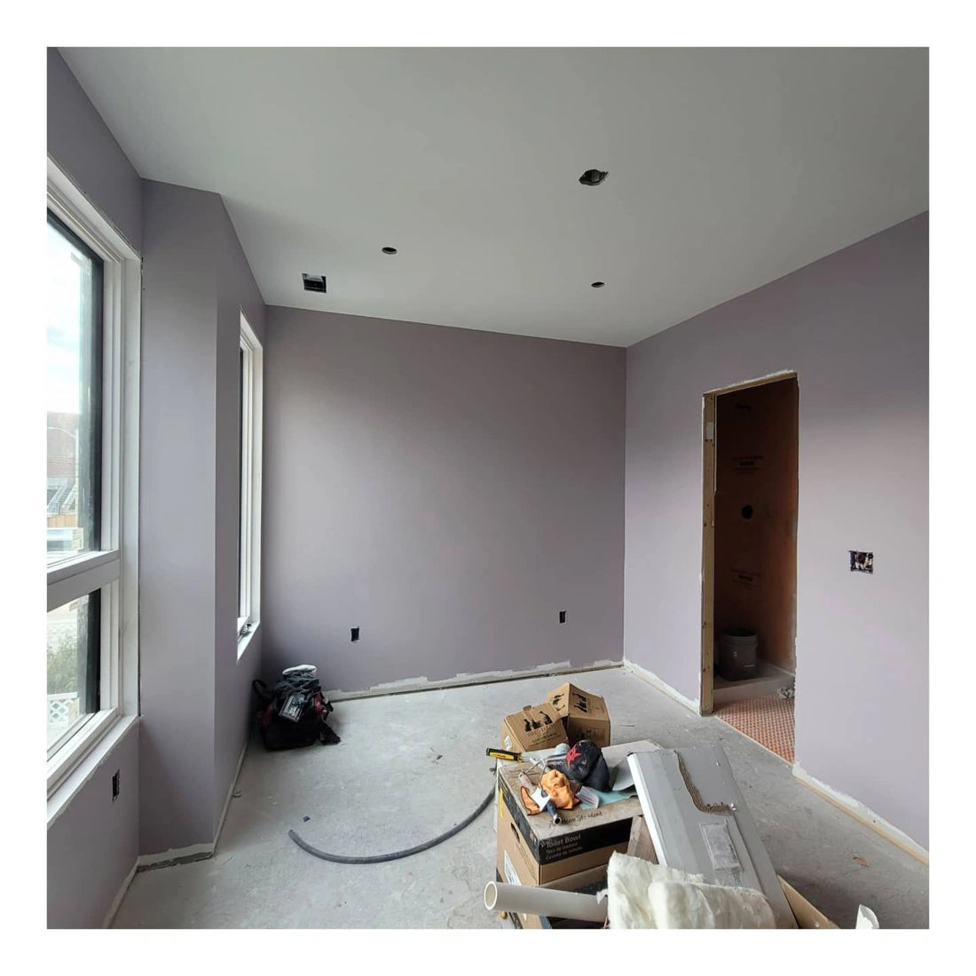 Sherwin Williams SW 6268 Veiled Violet paint color review