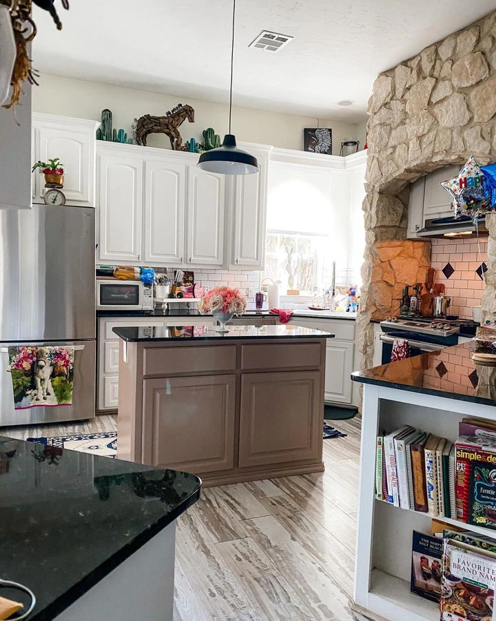 Velvety Chestnut Kitchen Cabinets