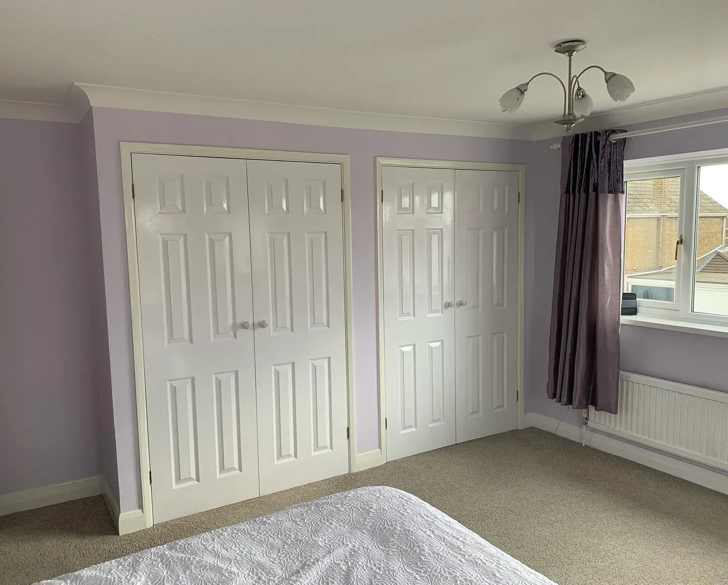Dulux Violet White bedroom paint