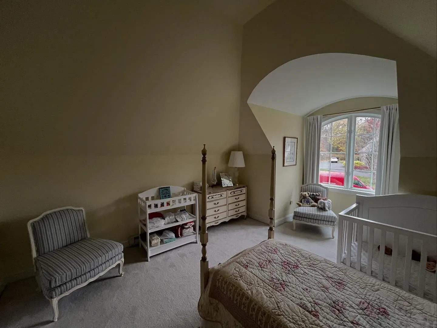 SW Vital Yellow bedroom color review