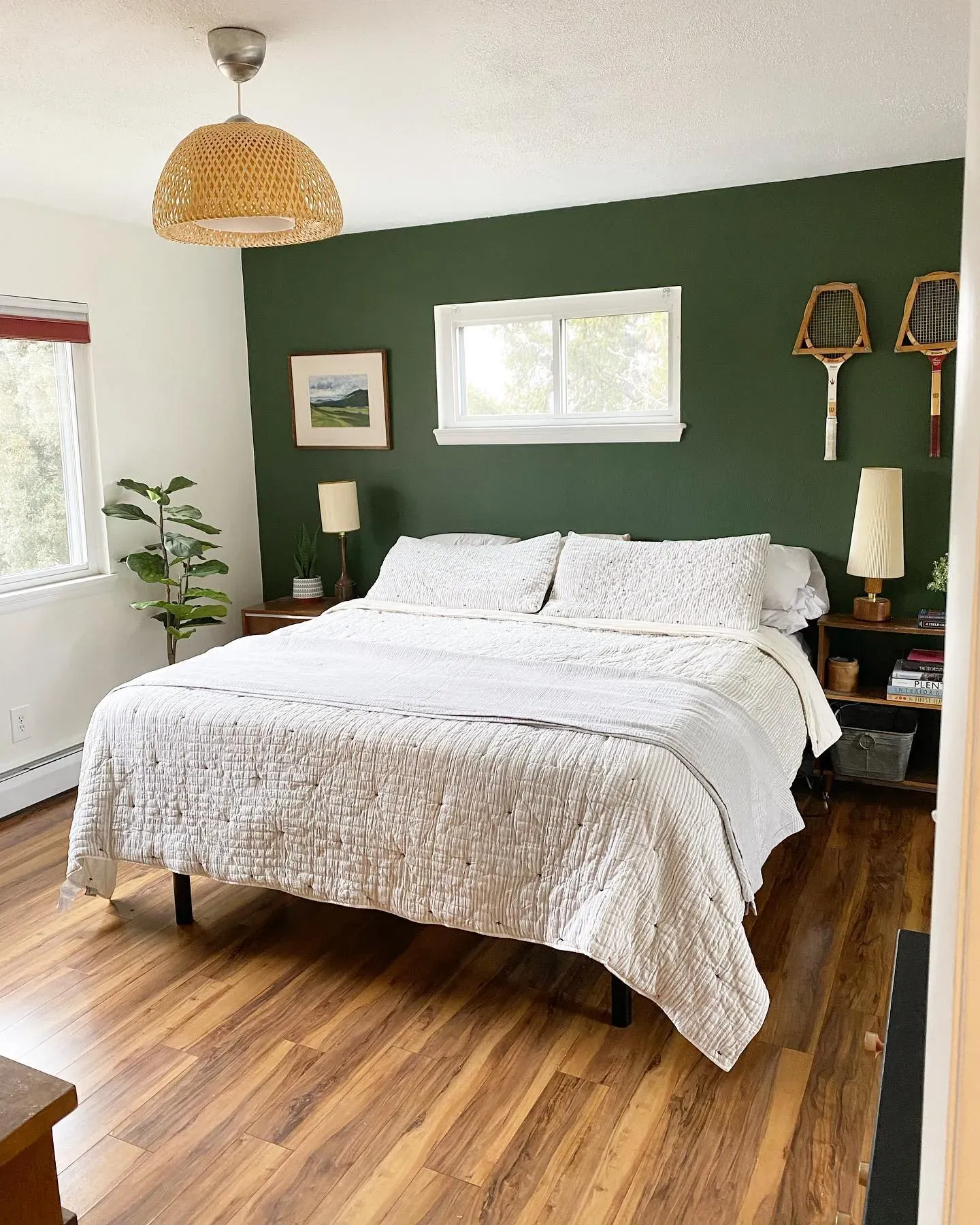 SW Vogue Green boho bedroom interior