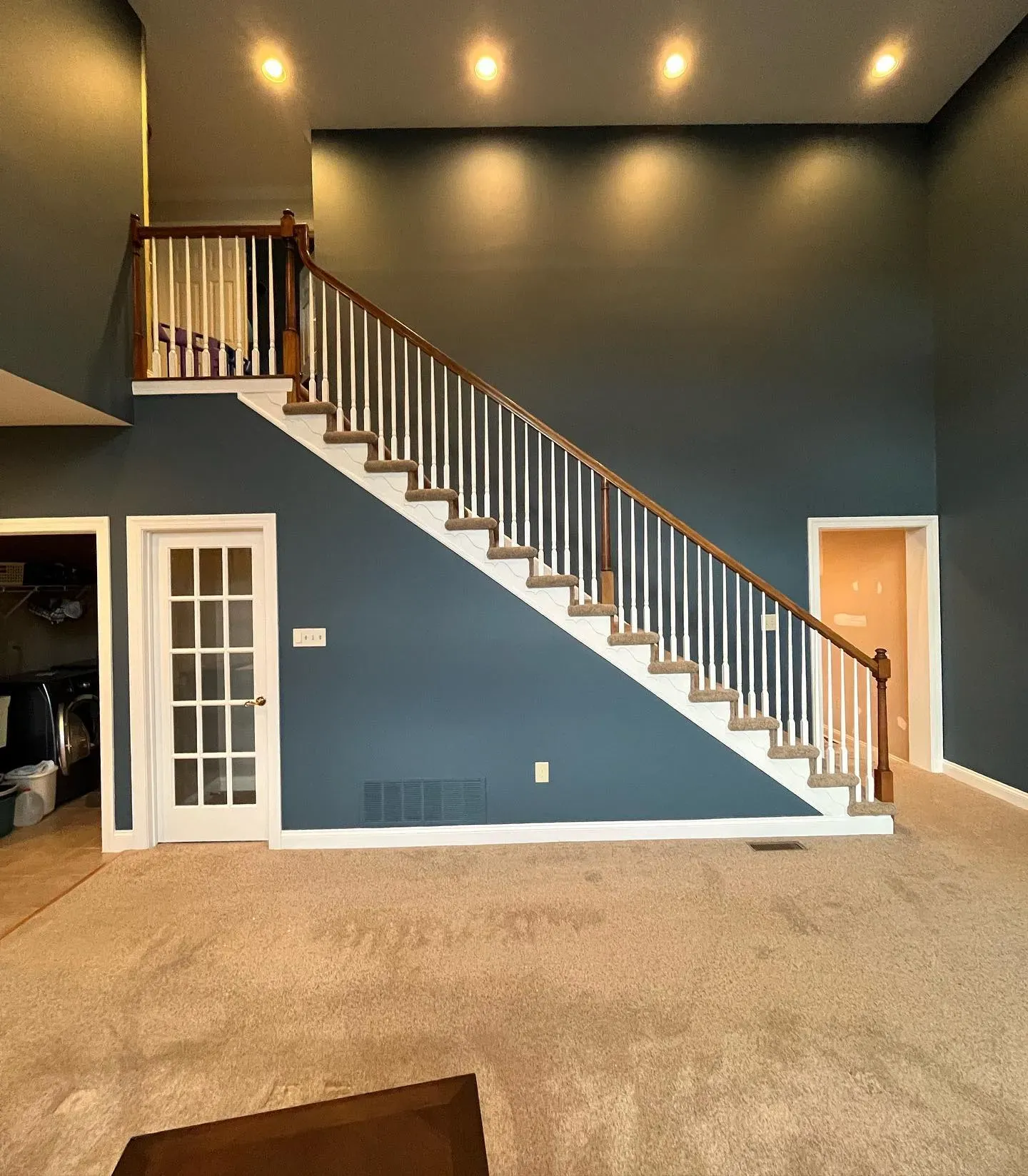 Sherwin Williams Waterloo living room color review