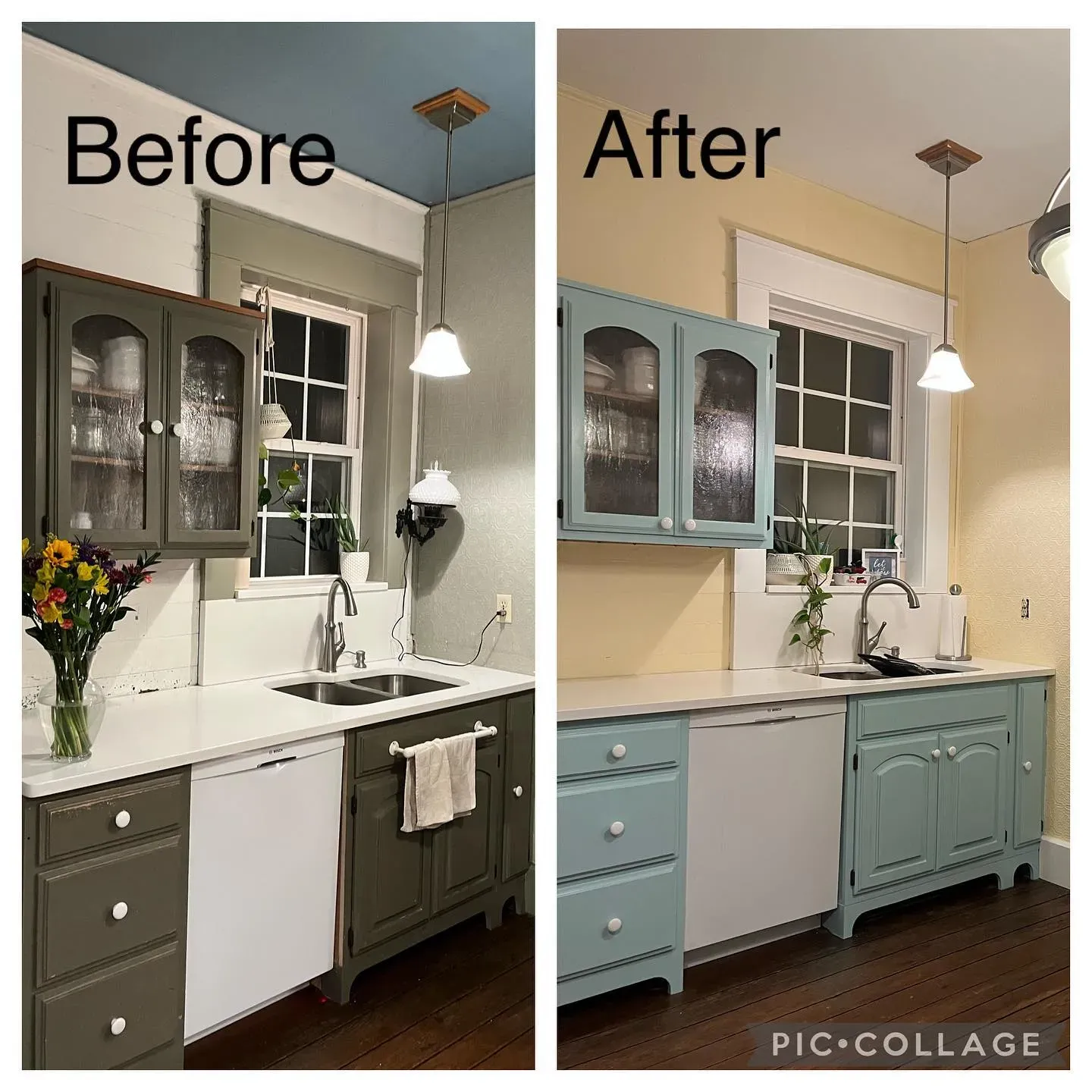 SW Watery kitchen cabinets makeover
