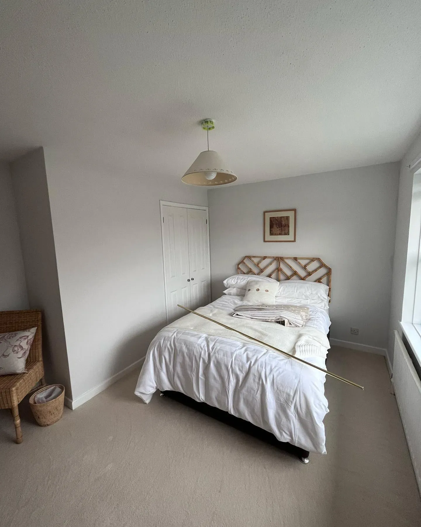 Dulux White Mist bedroom interior