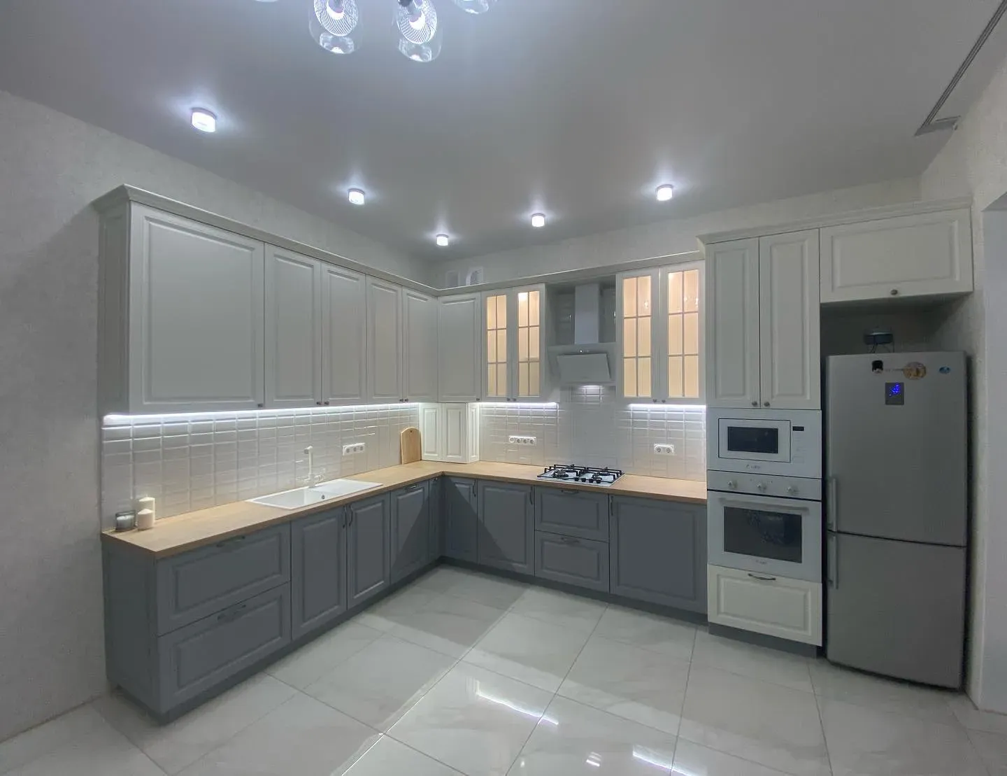 RAL Window grey kitchen cabinets 
