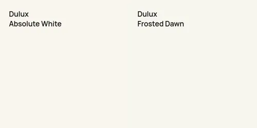 null Absolute White vs null Frosted Dawn