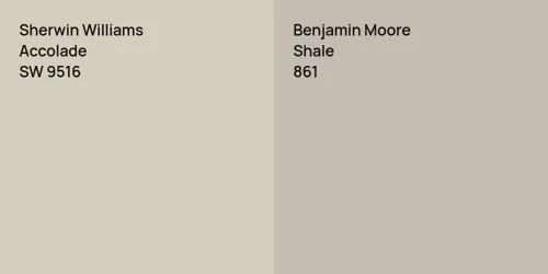 SW 9516 Accolade vs 861 Shale