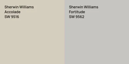 SW 9516 Accolade vs SW 9562 Fortitude