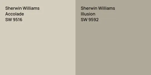 SW 9516 Accolade vs SW 9592 Illusion