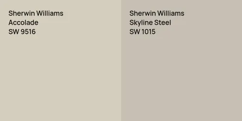 SW 9516 Accolade vs SW 1015 Skyline Steel