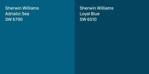 SW 6790 Adriatic Sea vs SW 6510 Loyal Blue