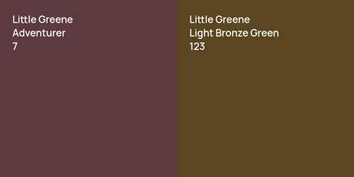 7 Adventurer vs 123 Light Bronze Green