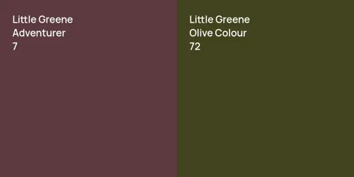 7 Adventurer vs 72 Olive Colour