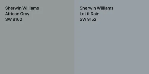 SW 9162 African Gray vs SW 9152 Let it Rain