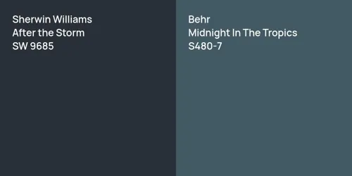 SW 9685 After the Storm vs S480-7 Midnight In The Tropics