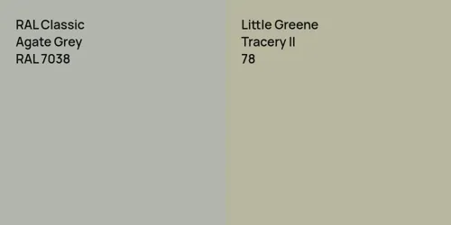 RAL 7038 Agate Grey vs 78 Tracery II