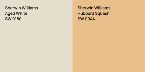 SW 9180 Aged White vs SW 0044 Hubbard Squash