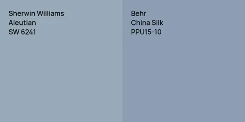 SW 6241 Aleutian vs PPU15-10 China Silk