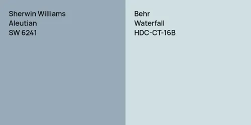 SW 6241 Aleutian vs HDC-CT-16B Waterfall