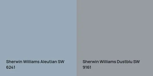 SW 6241 Aleutian vs SW 9161 Dustblu