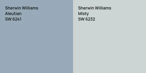 SW 6241 Aleutian vs SW 6232 Misty