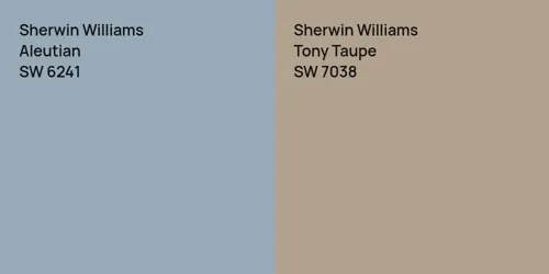 SW 6241 Aleutian vs SW 7038 Tony Taupe