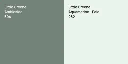 304 Ambleside vs 282 Aquamarine - Pale