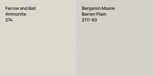 274 Ammonite vs 2111-60 Barren Plain