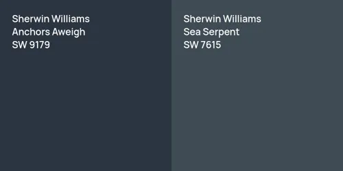 SW 9179 Anchors Aweigh vs SW 7615 Sea Serpent