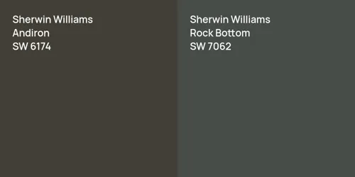 SW 6174 Andiron vs SW 7062 Rock Bottom