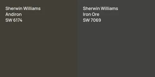 SW 6174 Andiron vs SW 7069 Iron Ore