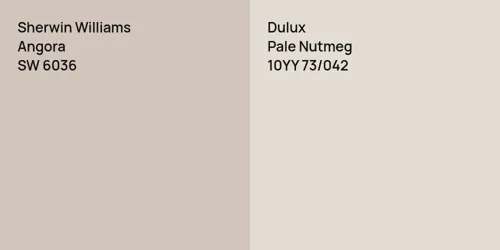 SW 6036 Angora vs 10YY 73/042 Pale Nutmeg