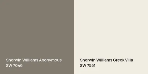 SW 7046 Anonymous vs SW 7551 Greek Villa