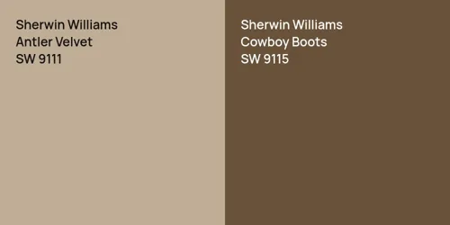 SW 9111 Antler Velvet vs SW 9115 Cowboy Boots