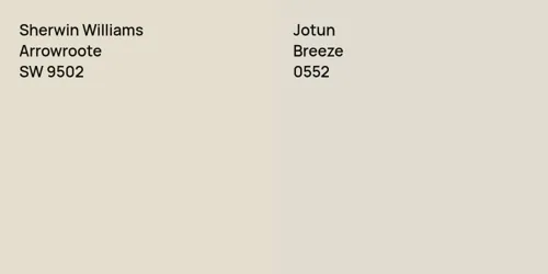 SW 9502 Arrowroote vs 0552 Breeze