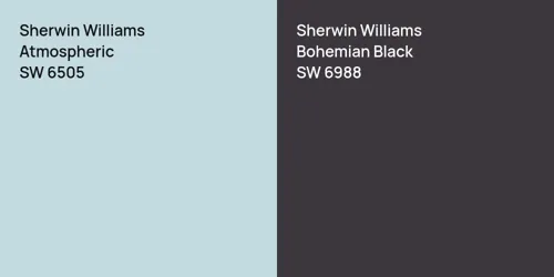 SW 6505 Atmospheric vs SW 6988 Bohemian Black