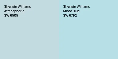 SW 6505 Atmospheric vs SW 6792 Minor Blue