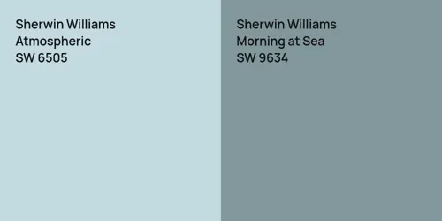 SW 6505 Atmospheric vs SW 9634 Morning at Sea