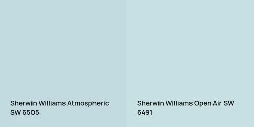 SW 6505 Atmospheric vs SW 6491 Open Air