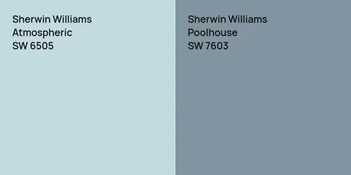 SW 6505 Atmospheric vs SW 7603 Poolhouse